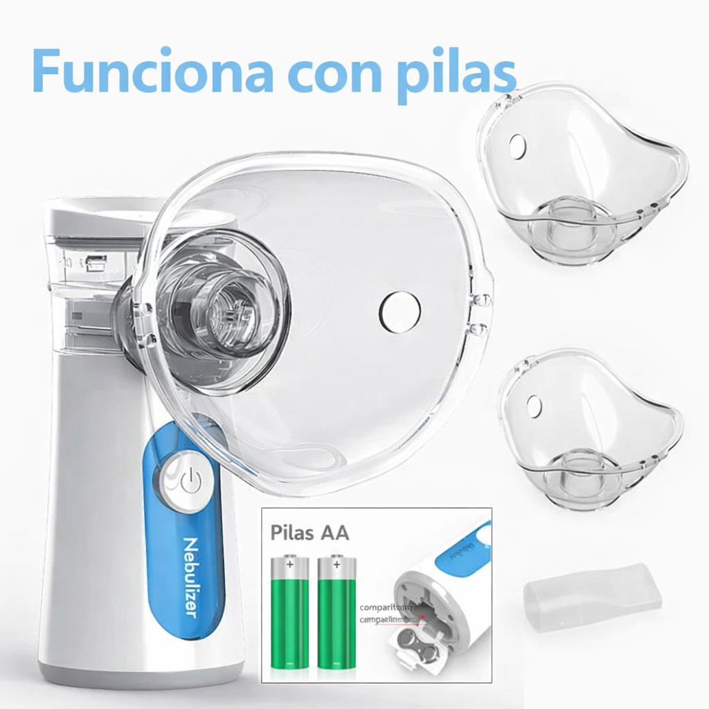 Nebulizador Eléctrico De Mano Silencioso Para Niños Y Adultos